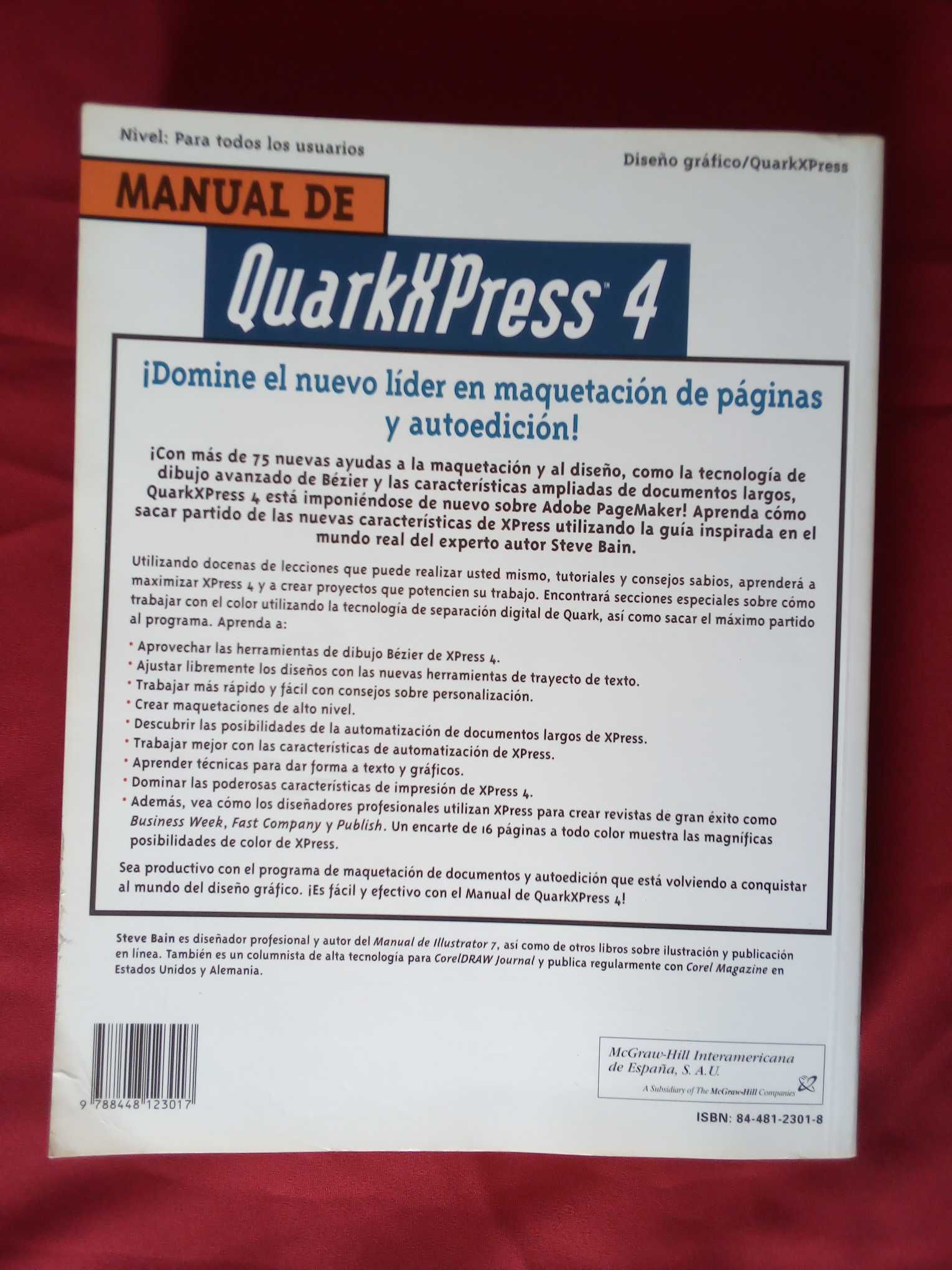 Manual de QuarkXPress 4, de Steve Bain