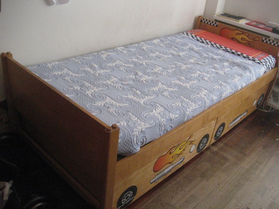 cama madeira solteiro