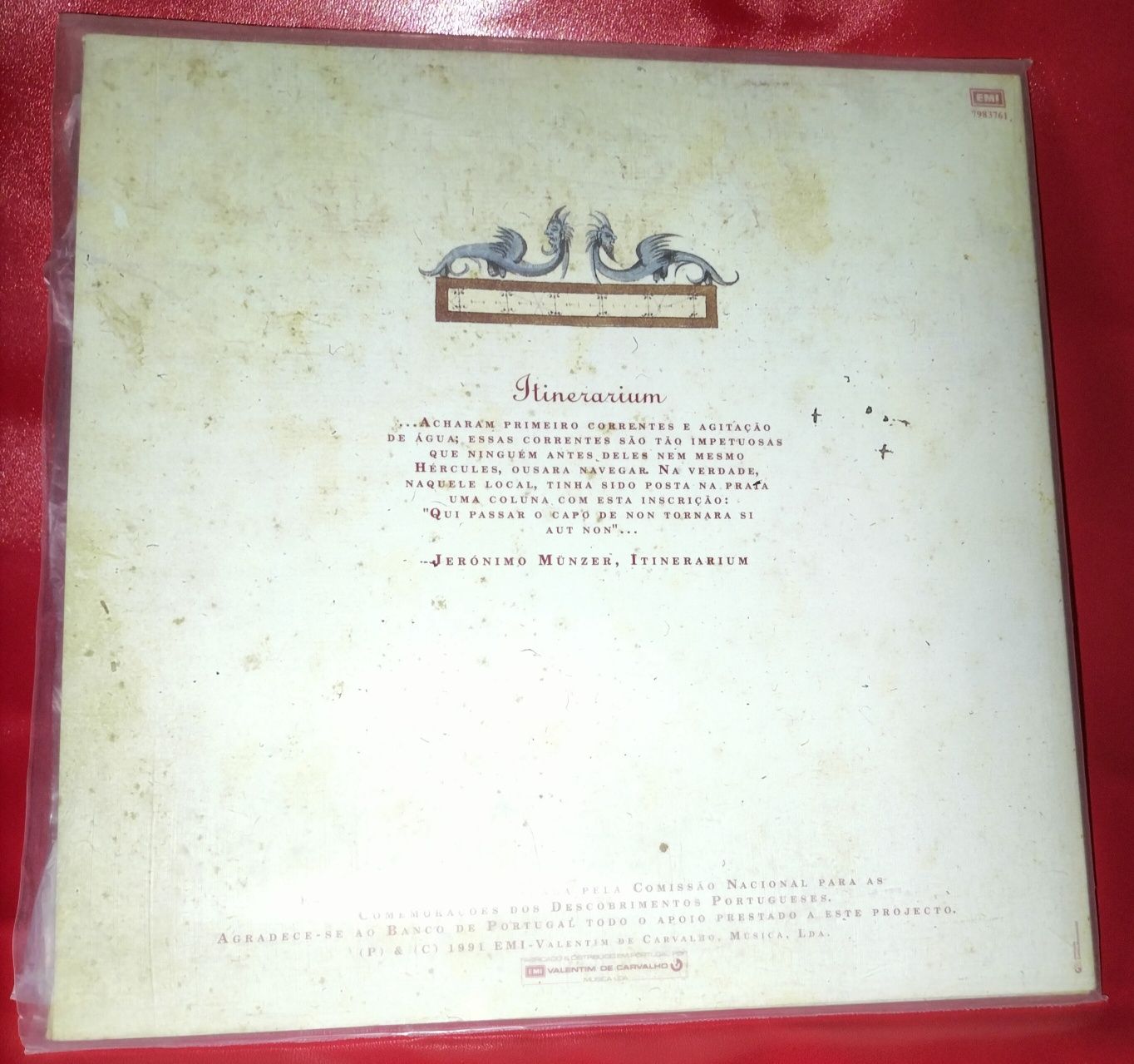 Disco Duplo Vinil Rui Veloso - Auto Da Pimenta
