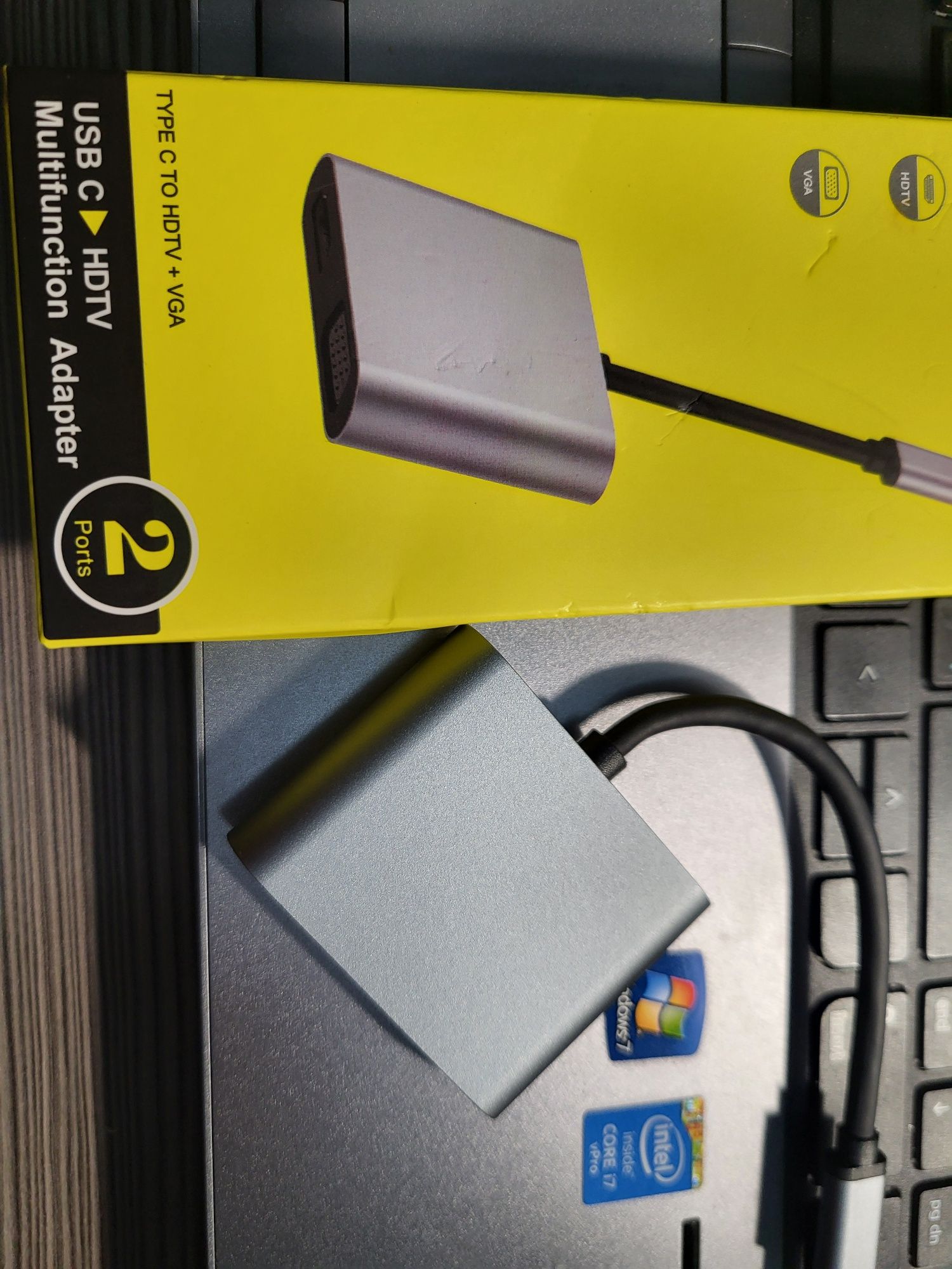 Внешняя видеокарта, VGA, hdmi плюс переходник на USB