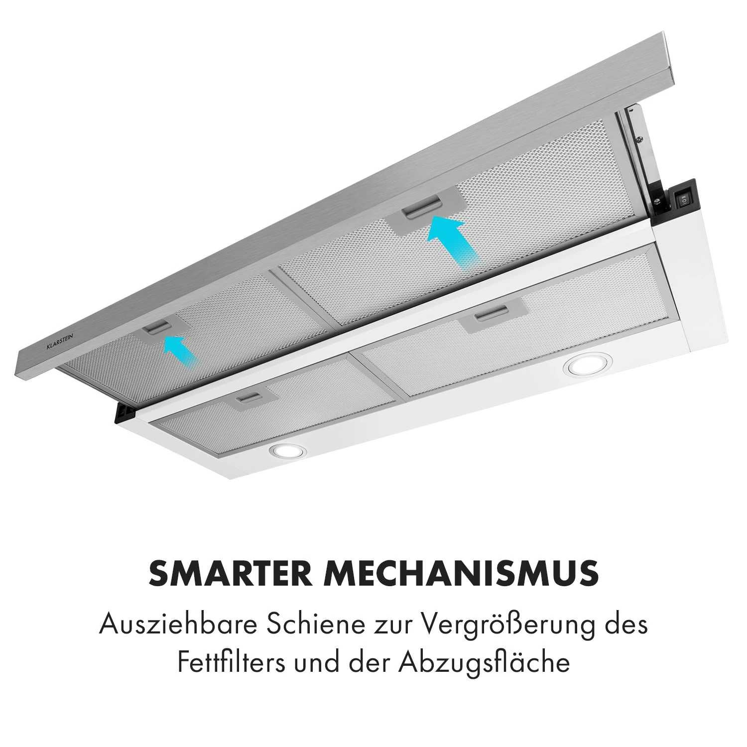 Витяжка вбудована Klarstein Mariana 90 Flat Screen Hood