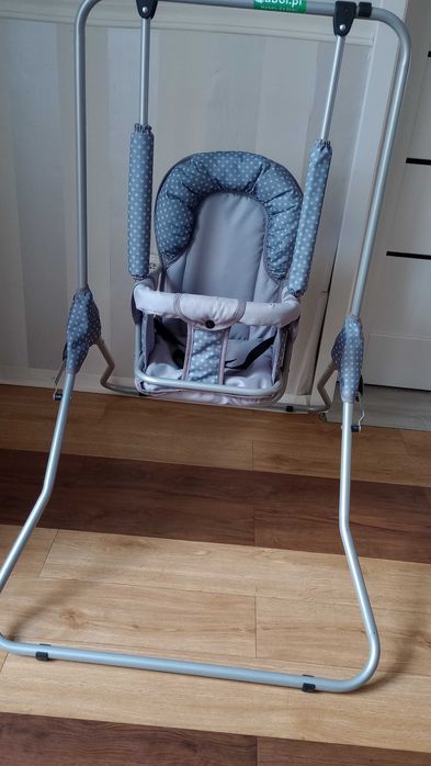 Huśtawka dla dziecka wolnostojąca szara