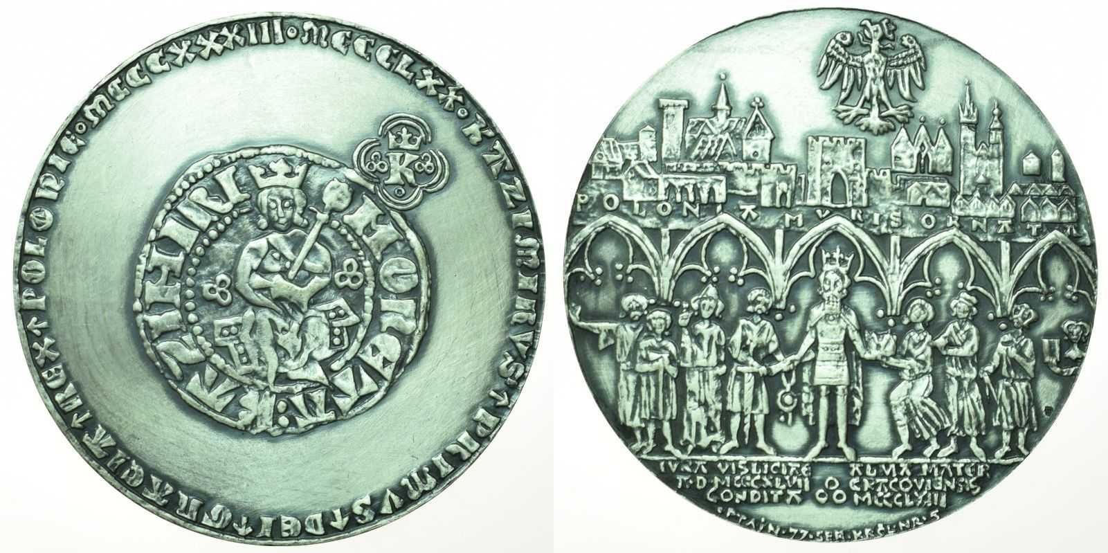 Medal Kazimierz III Wielki Seria Królewska