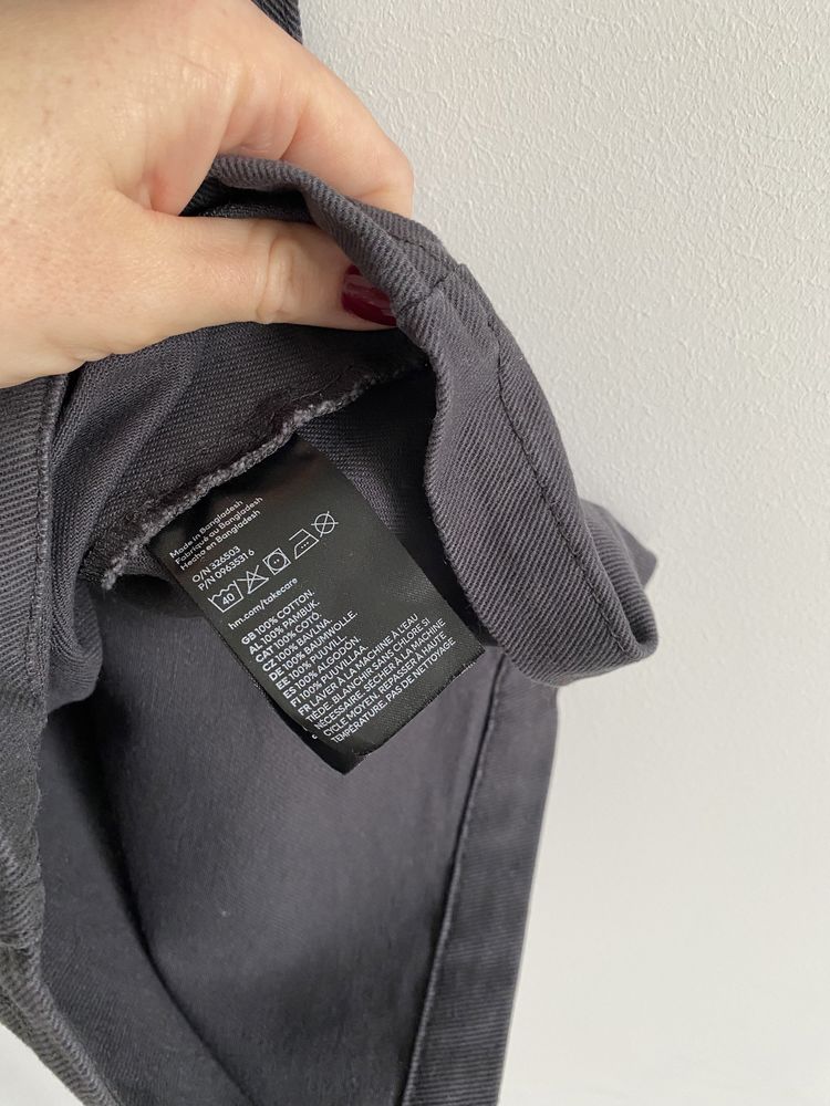 Sukienka h&m 98 na szelkach jeansowa