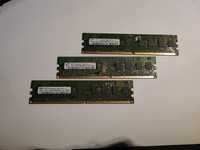 Pamięć RAM Samsung 3x1GB DDR2 M378T2863EHS-CF7