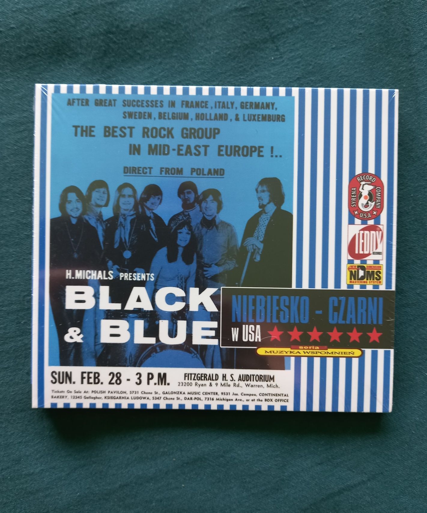 Niebiesko-Czarni w USA płyta CD Teddy Records