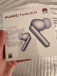 Nowe fioletowe zafoliowane słuchawki Huawei FreeBuds 6i