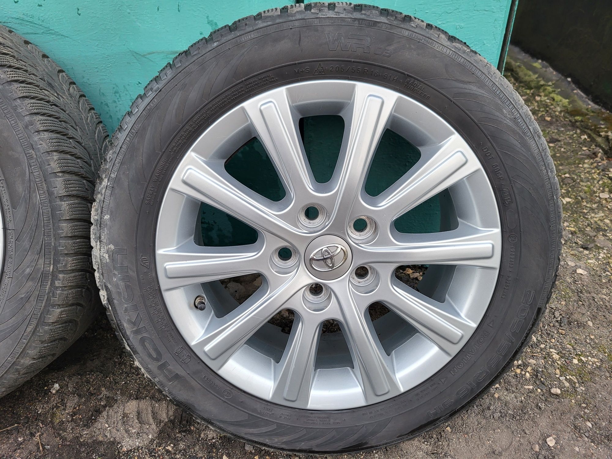 Koła Felgi Toyota corolla auris avensis 205/55 R16 5x114,3 et45 60,1