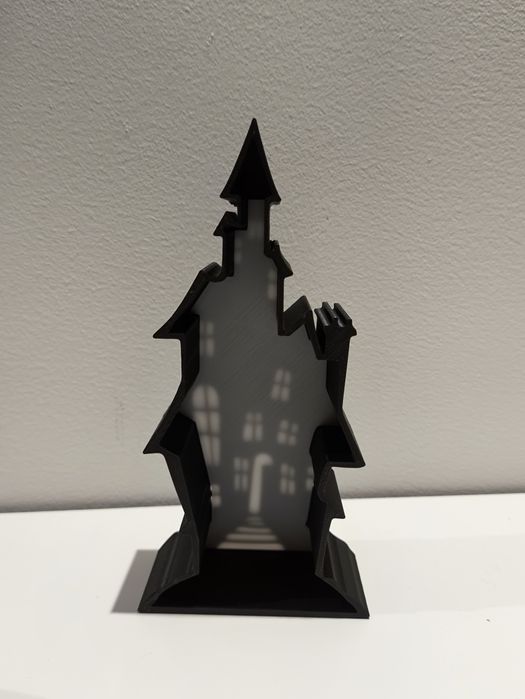 Domek latarenka świecznik dekoracja świecąca Halloween jesień