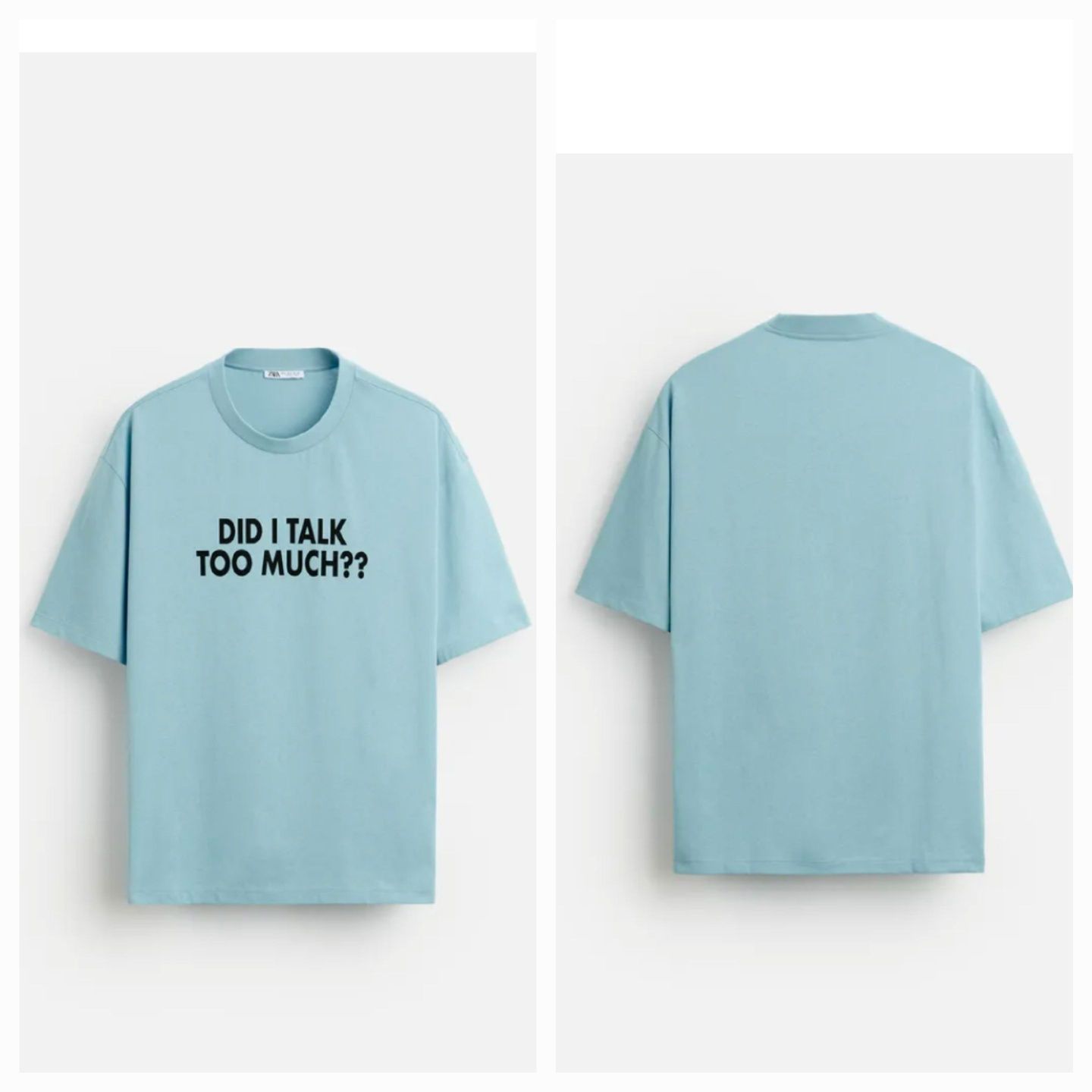 Нова креативна 100% бавовняна футболка Zara