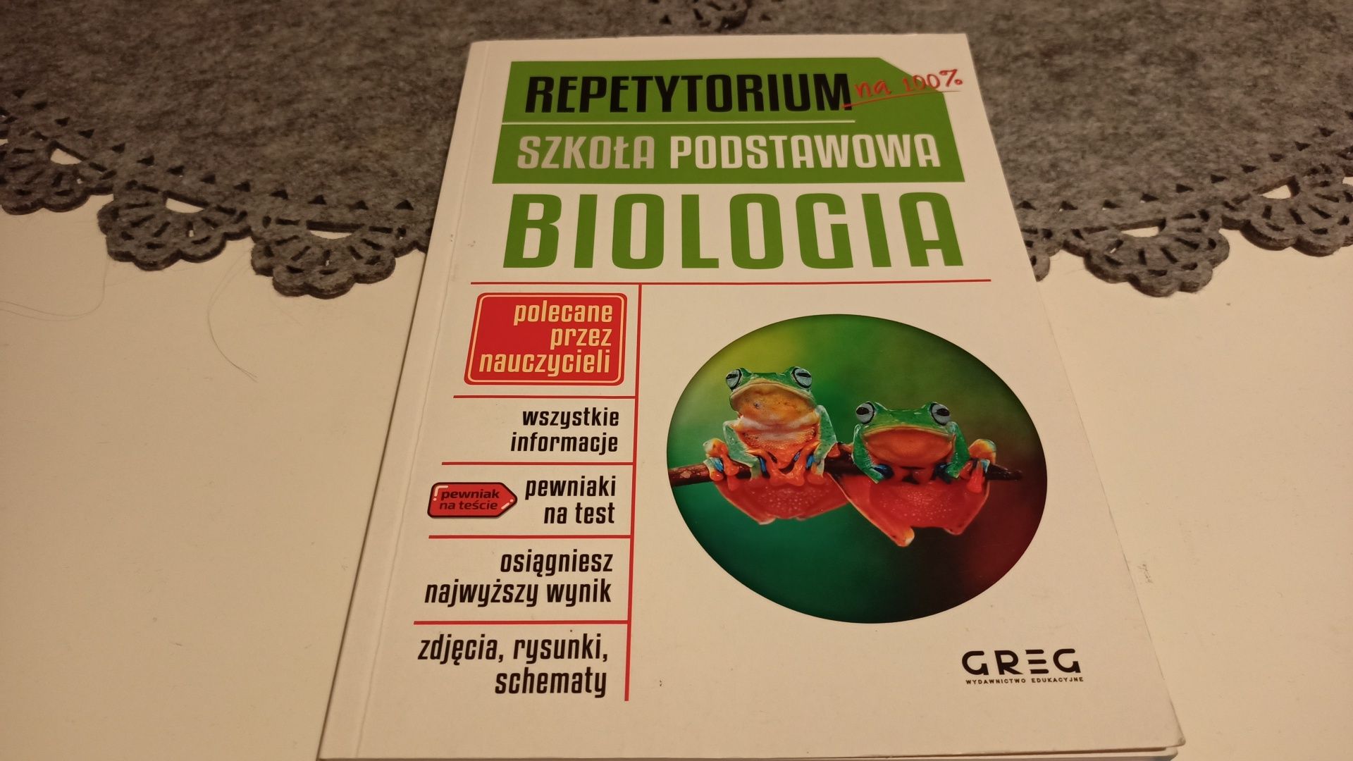 Repetytorium biologia szkoła podstawowa książka jak nowa