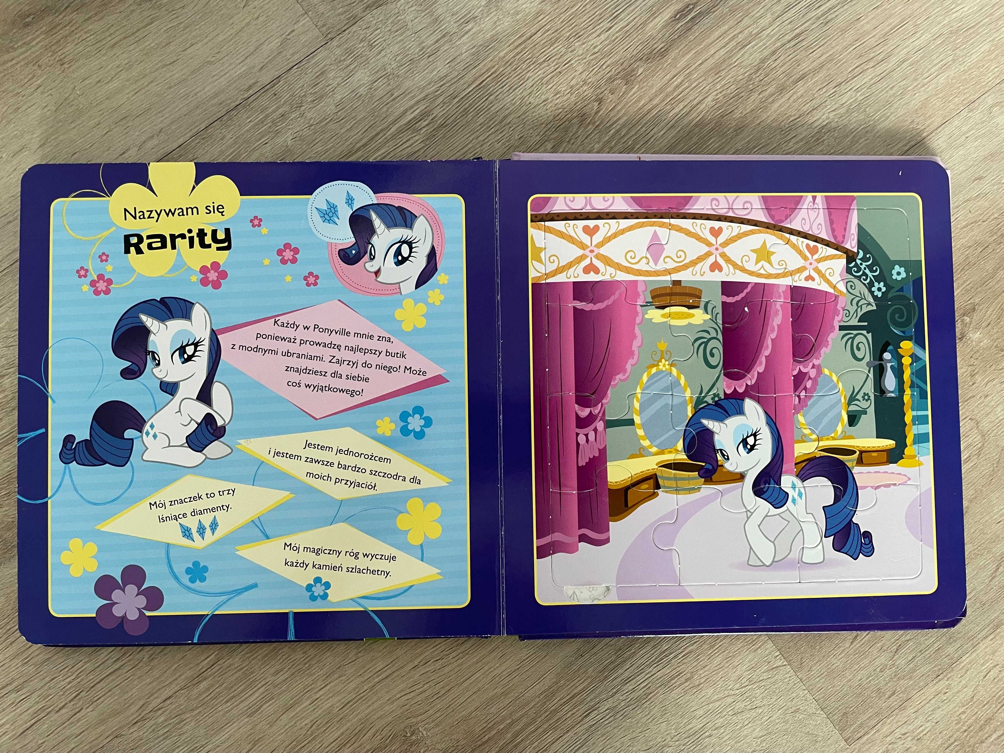 Książka z puzzlami My Little Pony 4 układanki