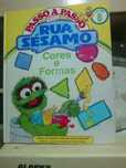 livro passo a passo rua sesamo cores e formas 8