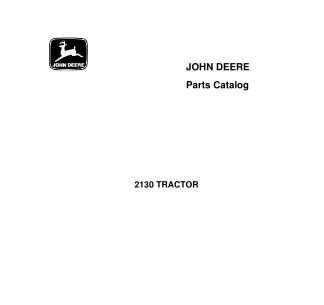 John Deere 1830, 2030,2130  katalog części