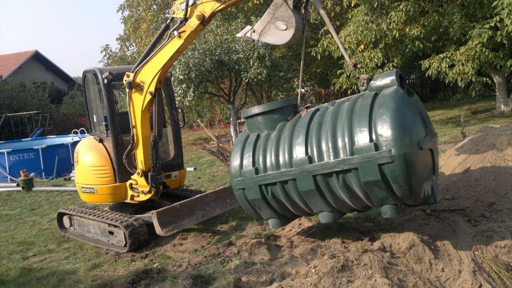 Wynajem koparko ładowarki, minikoparki koparka fundamenty drenaż