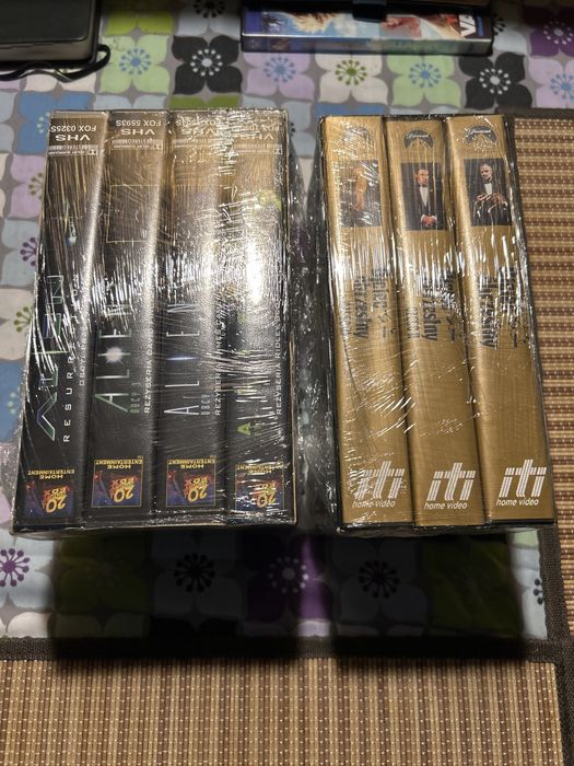 „Alien” vhs komplet + „Ojciec chrzestny” vhs komplet