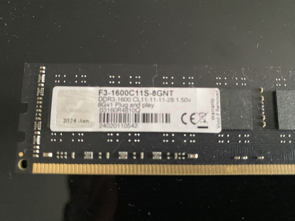 Memoria RAM G.SKILL 2x8GB DDR3 1600mhz