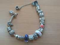 Pulseira Pandora Original com 18 peças