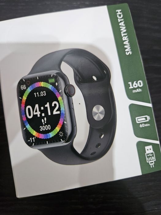 Smartwatch Preto Novo