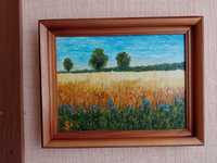 Кропивницкий(Кировоград)Картина, пейзаж пшеничное поле