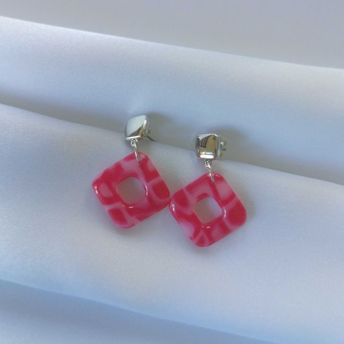 Kolczyki z gliny polimerowej - "Liwia"- handmade