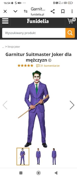 XXL.Garnitur Suitmaster Joker dla mężczyzn