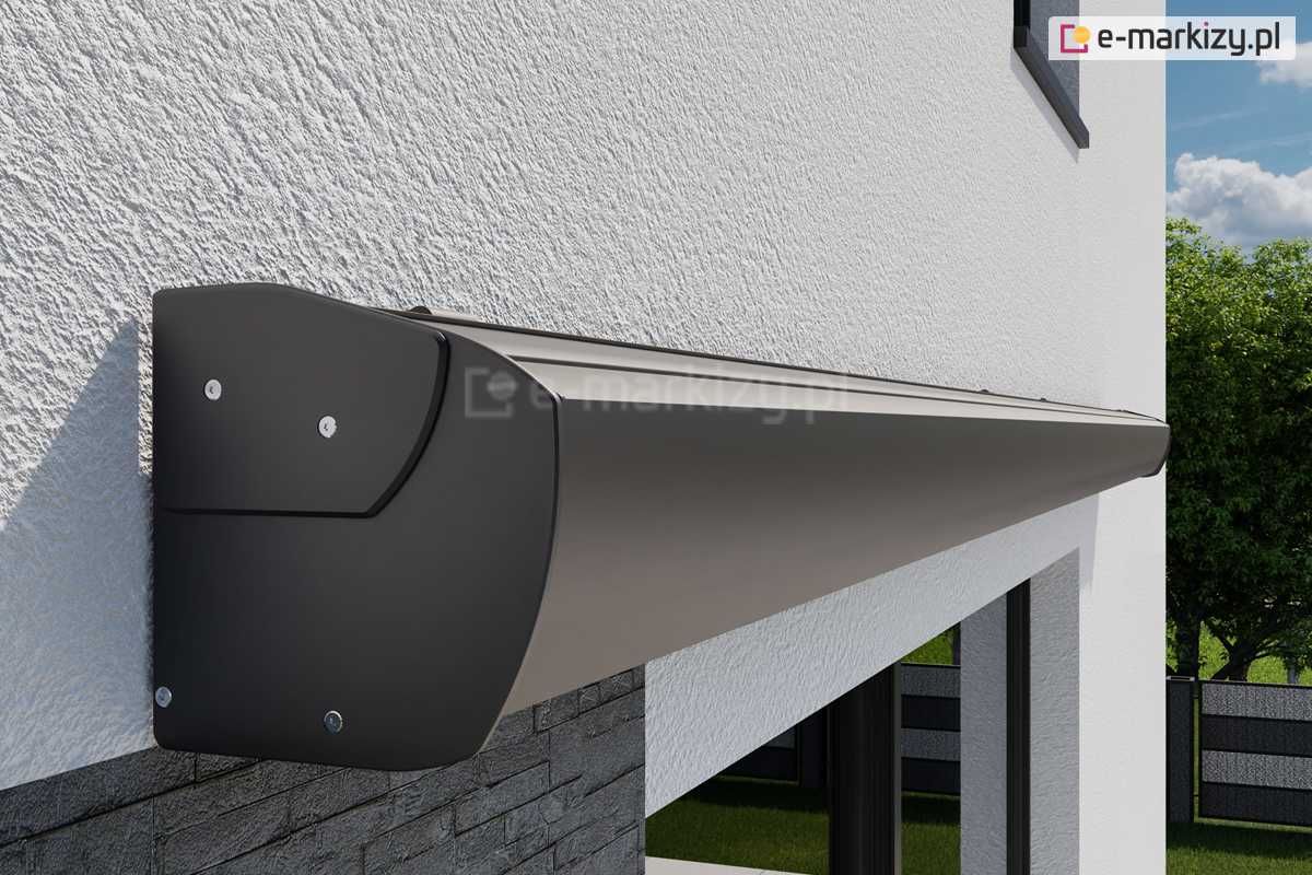Markizy taras balkon sklep restauracja Corsica elektryczna w kasecie