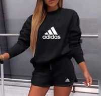 Adidas Bluza + spodenki czarne