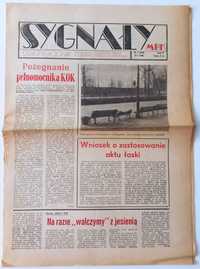 Sygnały MPK Rok IX nr 1 styczeń 1983 - miesięcznik MPK Kraków gazeta