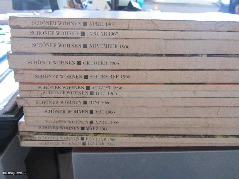 29 revistas de arquitetura e decoração Schoner Wohnen Vintage