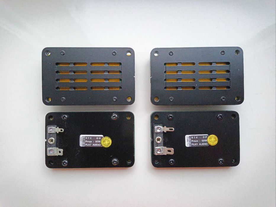 Динамики ВЧ твитеры 20-80Вт парами: ленточные Хейла шелковые купольные