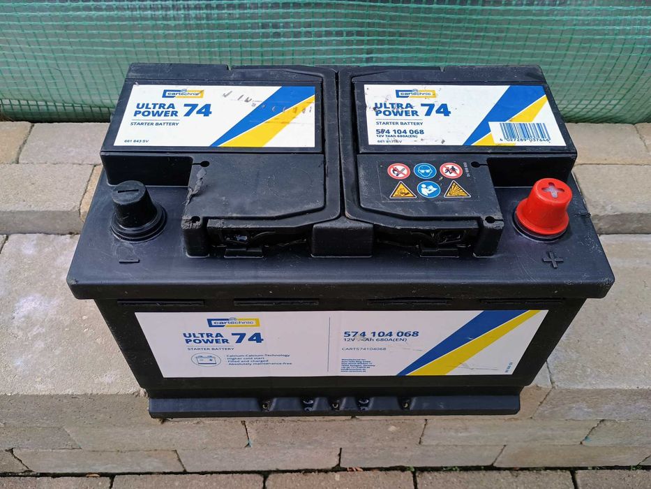 Akumulator ULTRA POWER 74Ah 680A (EN) - 12V