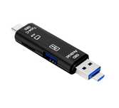 Продам новый кардридер,  5 в 1: micro SD TF, OTG, usb, type c, micro u
