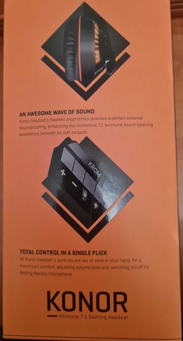 Headset, Headphones, Phones Krom Gaming, Música