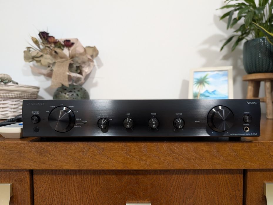 Wzmacniacz Onkyo A-5VL Dual mono, PILOT, DAC Burr Brown, gramofon MM