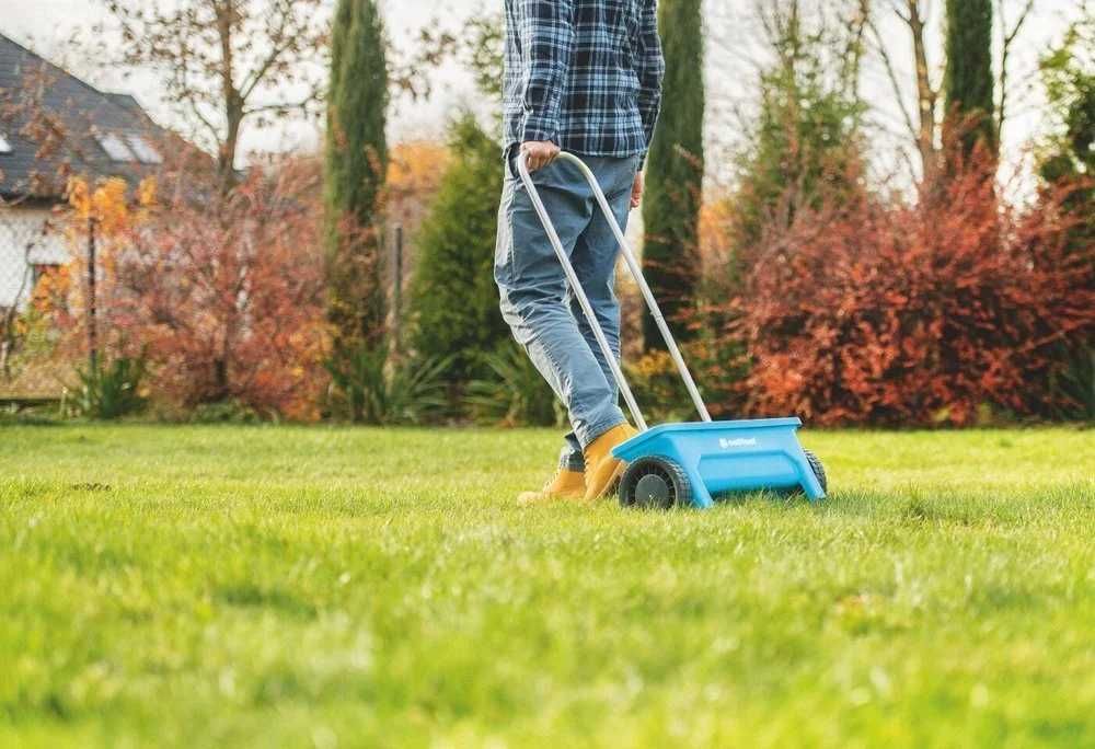 Siewnik uniwersalny na kołach do trawy, nawozów Cellfast