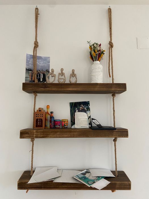 Estante suspensa de corda la redoute