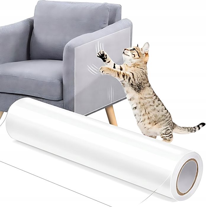 Folia ochronna na Meble Przeciw drapaniu Psa Kota 5mx20cm Przezroczyst