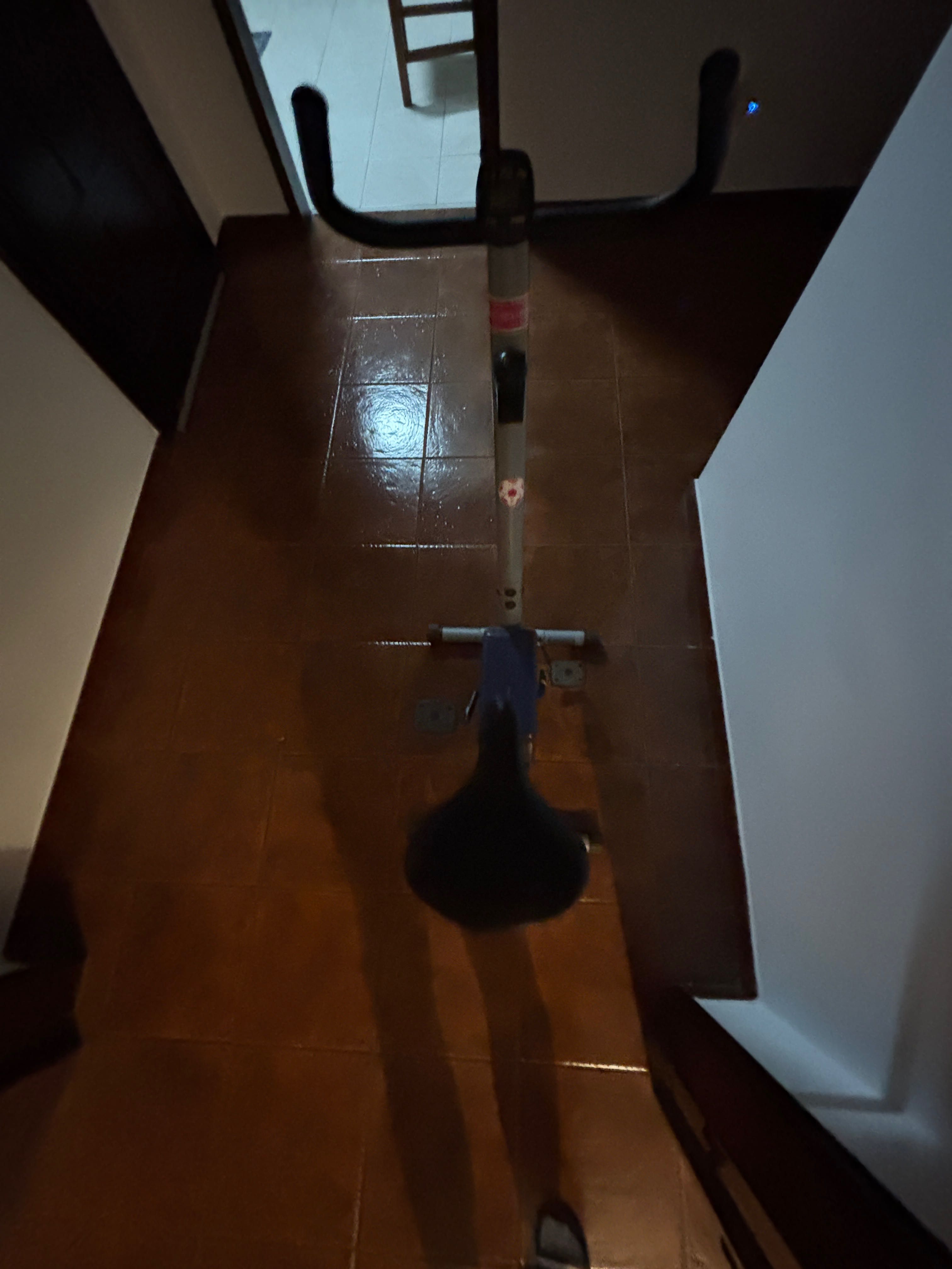 Bicicleta de exercício em casa