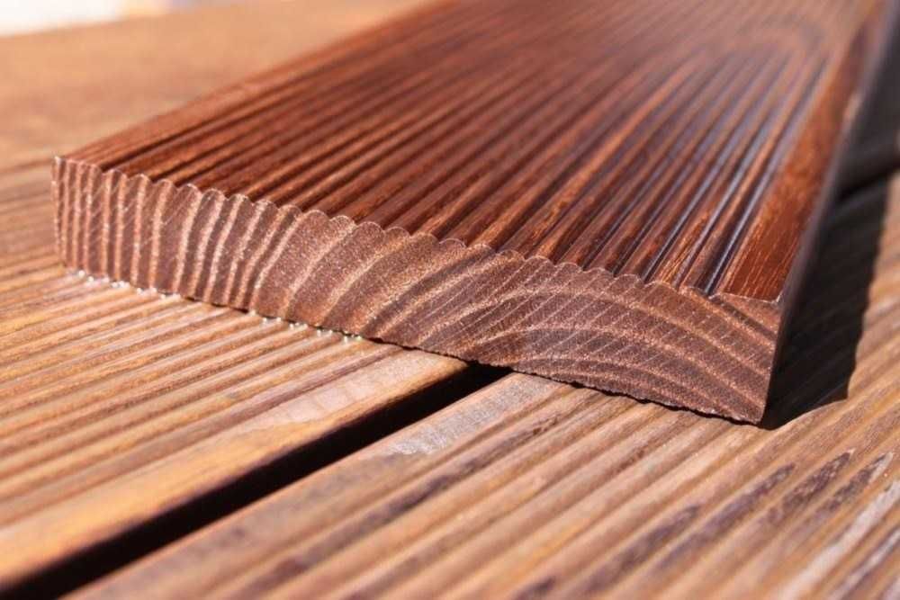 термоясень Лиственница, модрина дошка терасна Термодоска