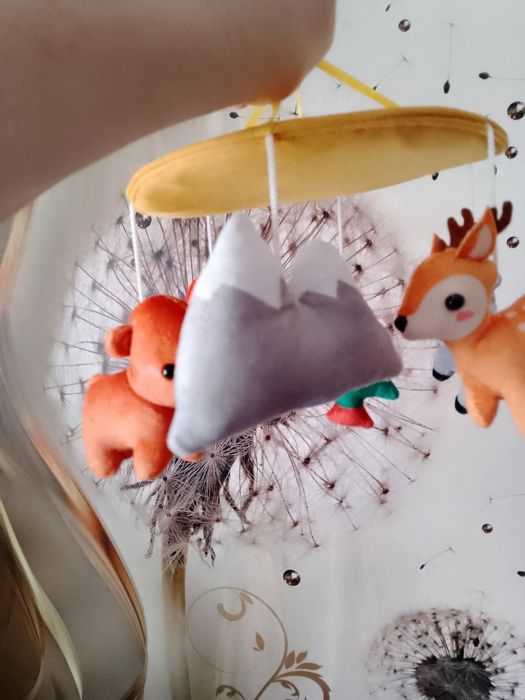 Nowa zawieszka  nad łóżeczko dziecięce lub do karuzeli 18x33cm.