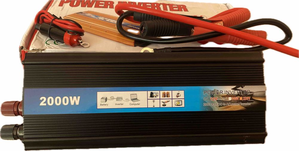 Преобразователь 12-220 . інвертор.  2 квт 2.2 квт правильна