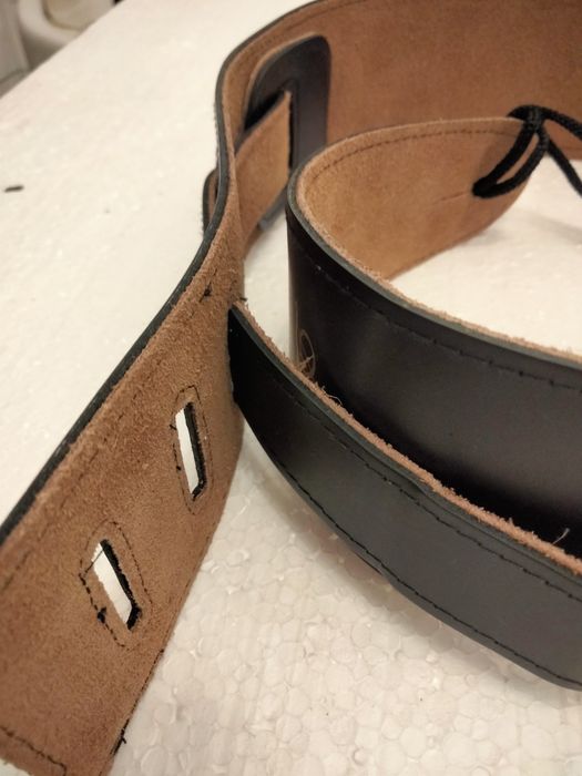 Pasek solidny Pas do gitary Prawdziwa skóra