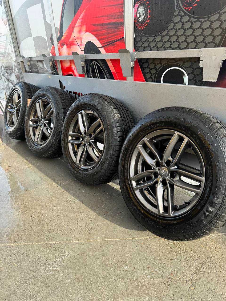 Koła: opony + felgi Audi Q5 zimowe 5x112 ET 35 ; 7,5J opony 235x65xR17