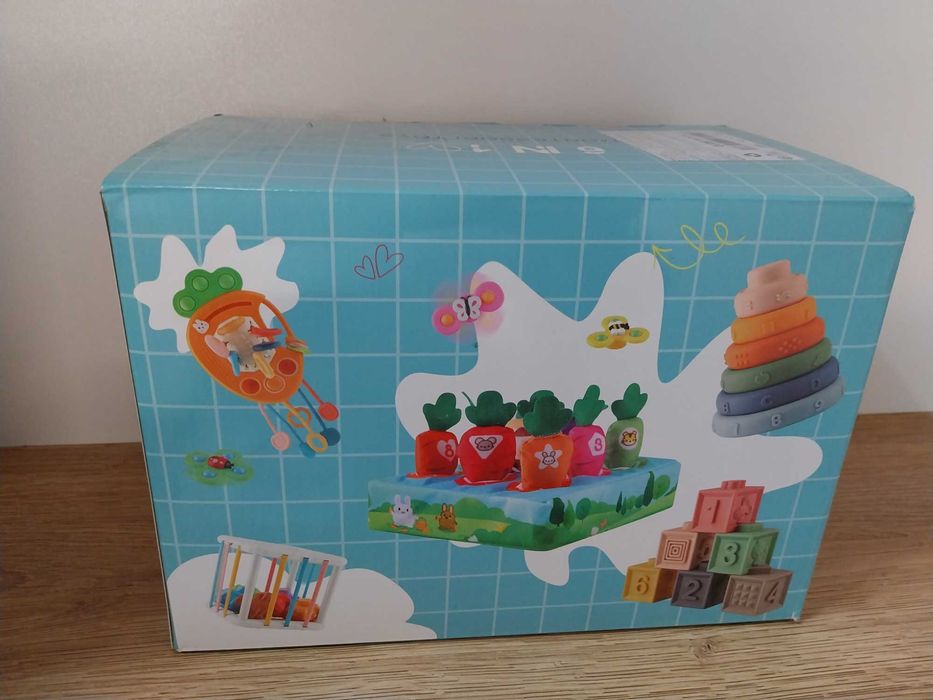 MONTESSORI Zabawka 6W1 sensoryczna motoryczna