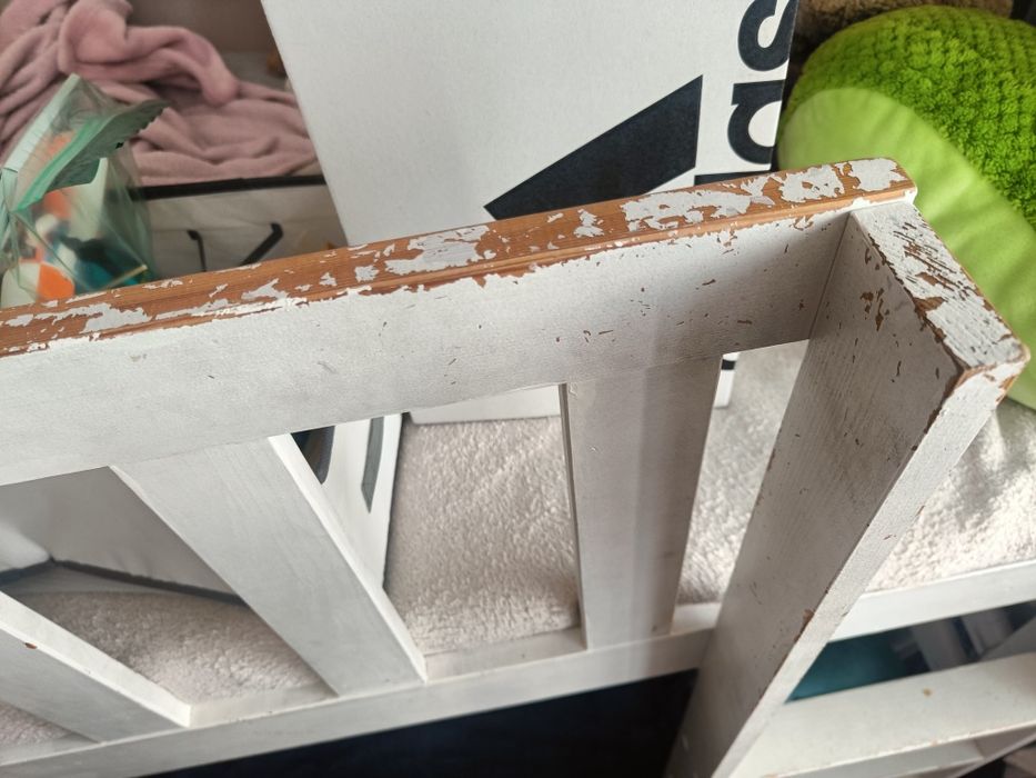 Drewniane łóżko piętrowe