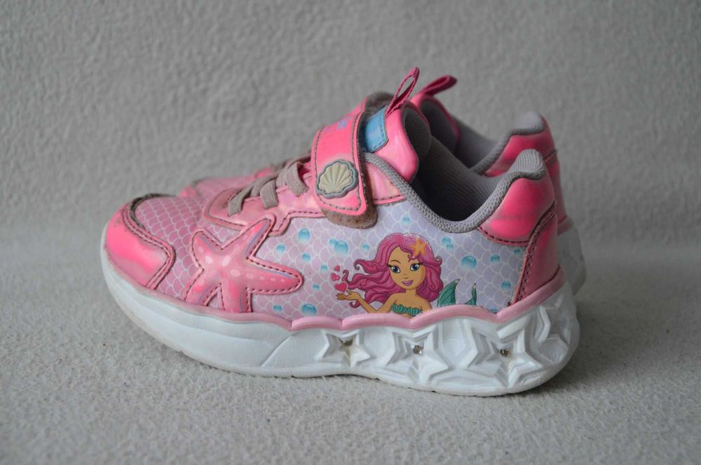 Ariel Arielka Disney buty sportowe adidasy dziewczęce wsuwane rzepy 27
