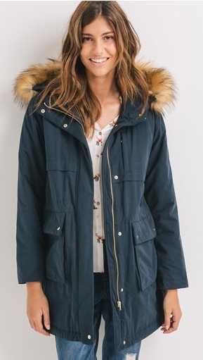 Kurtka parka zimowa Promod, roz. 46 plus size