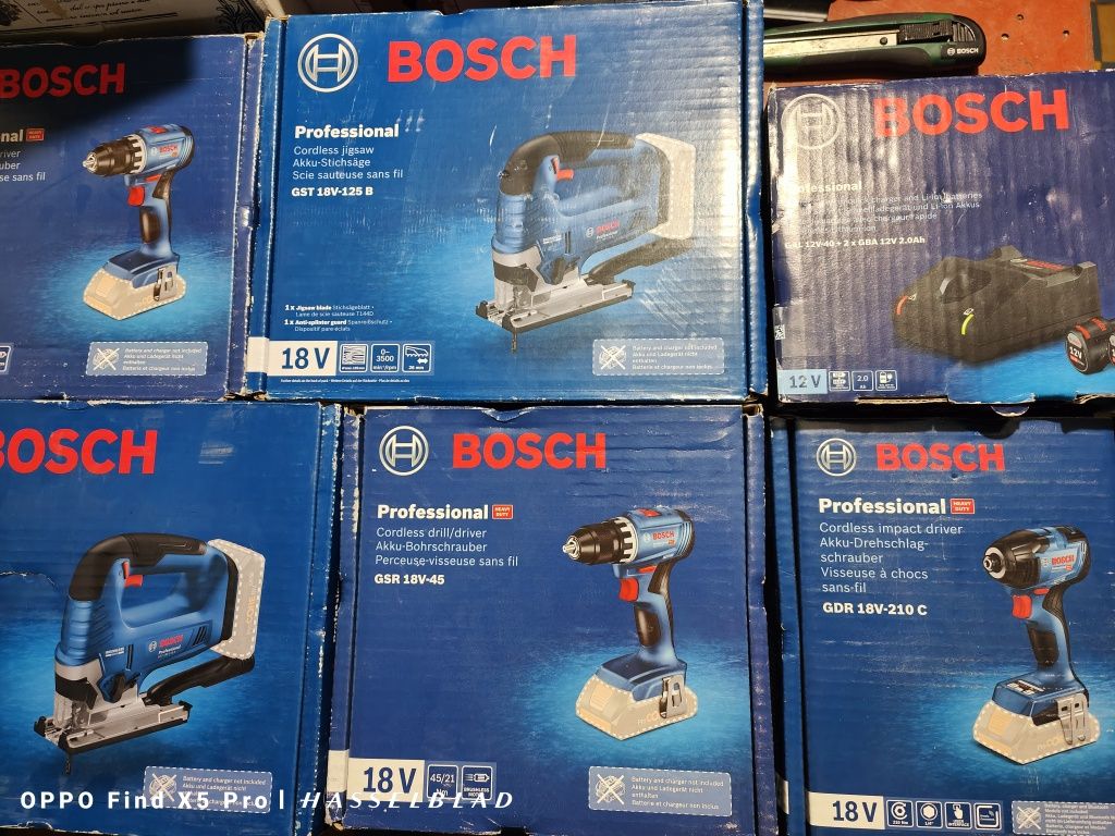 Набір безщіткового інструменту Bosch 12 v,18 v