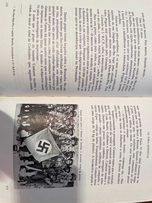 Erwan Bergot - Os Pára-Quedistas, Ed. Ulisseia, 1973